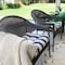 Classic Accessories Indoor/Outdoor Reversible Throw Blanket, 66 x 59 Inch, Dark Taupe 50-149-011001-EC - alternate 8
